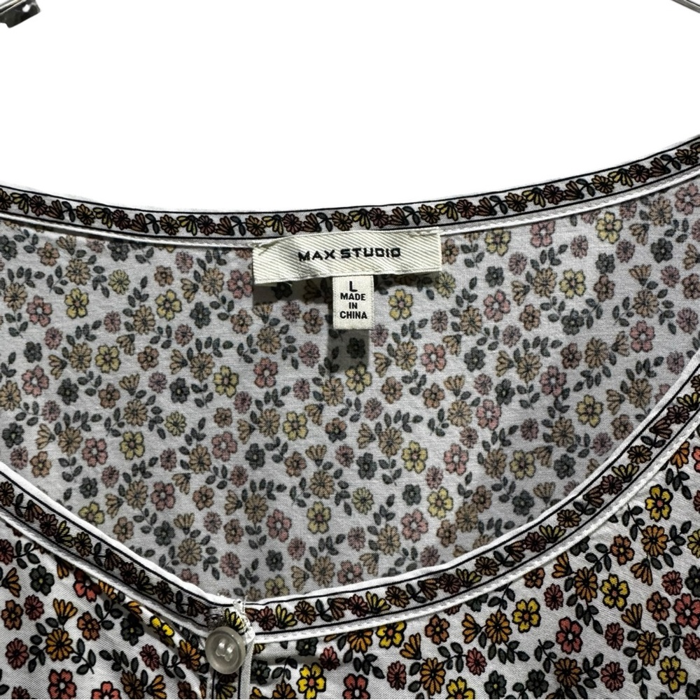 Max Studio Multicolor Patterned Blouse - image 2